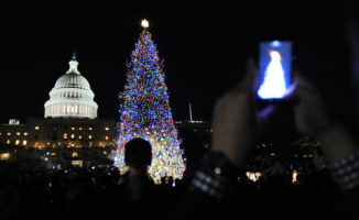 Albero Di Natale Washington.A Washington E Arrivato Il Natale Kikapress Com