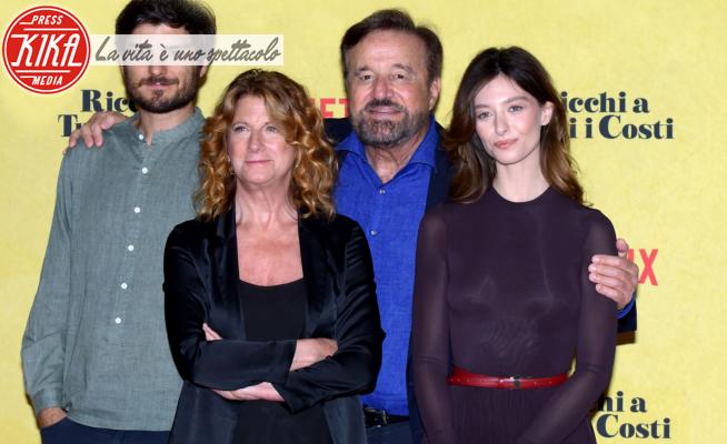 Dharma Mangia Woods, Claudio Colica, Angela Finocchiaro, Christian De Sica - Roma - 30-05-2024 - Ricchi a tutti i costi, dal 4 giugno su Netflix