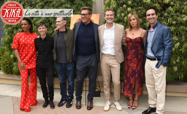 Karen Pittman, Tig Notaro, Mark Duplass, Jon Hamm, Nestor Carbonell, Billy Crudup, Jennifer Aniston - Los Angeles - 02-06-2024 - Jennifer Aniston e il cast di The Morning Show a LA