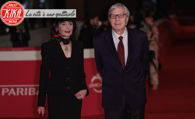 Elisabetta Sgarbi, Vittorio Sgarbi - Roma - 23-10-2024 - Roma, il red carpet de L’isola degli idealisti 